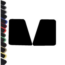Fits TVR 450 Seac 1988-1989 Black Tailored Car Mats COLOURED BINDING