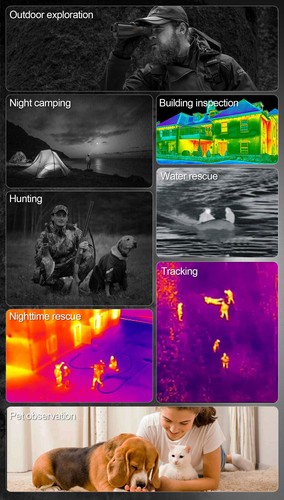 AI 384*288 Thermal Imager Monocular Night Vision Goggles Thermal Infrared Camera - Picture 11 of 24