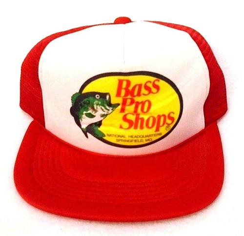 Vintage Bass Pro Shops Red Snapback 