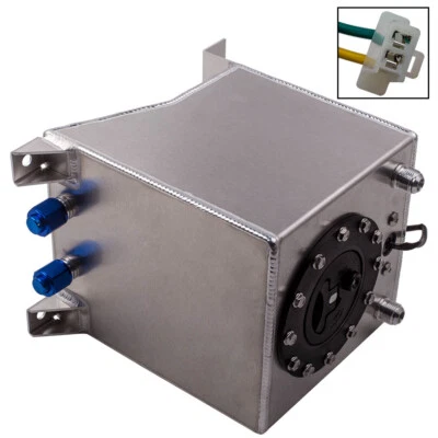 2.5 Gallon 10L Réservoir de Carburant en Aluminium & Transmetteur de carburant - Photo 1/4