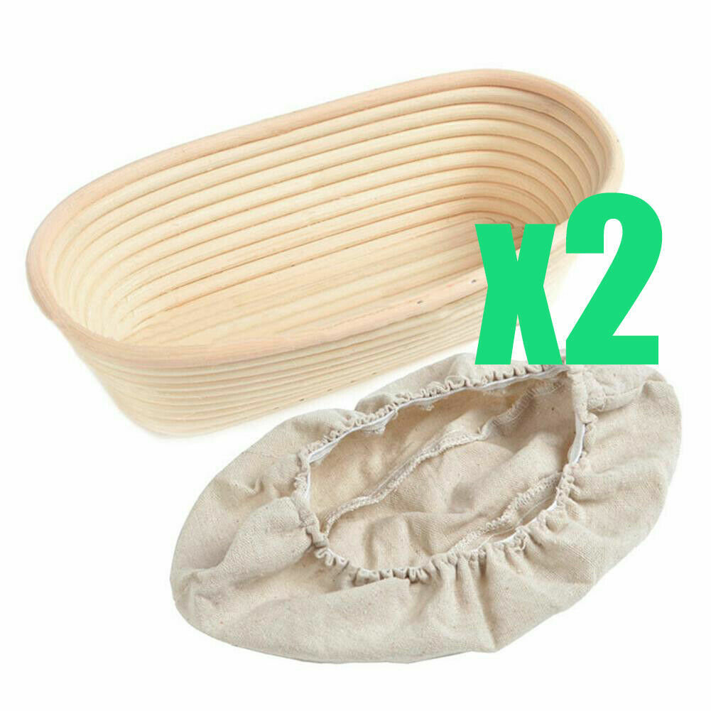 25×15×8cm Oval Bread Proofing Proving Basket Storage Hamper Trays eBay