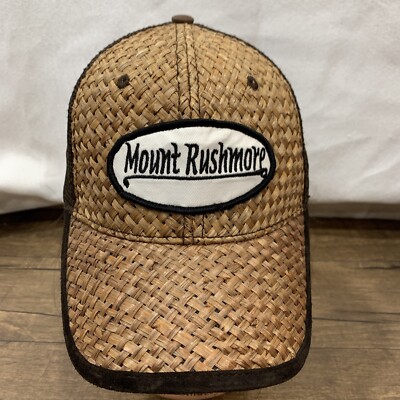 Mount Rushmore straw \u0026 mesh hat cap 