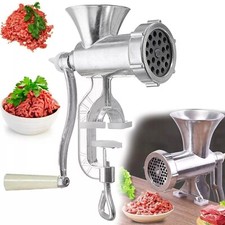 Heavy Duty Manual Meat Grinder Mincer Rotary Machine Food Burger Maker