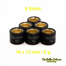 VARIOMATIKGEWICHTE 16x13mm / 6 g. DERBI APRILIA PIAGGIO GILERA DNA 50 (9059)