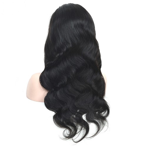 Full Lace Wig Brazilian 100% Human Virgin Hair Silky Straight Body Wave 12-28" - Picture 6 of 10