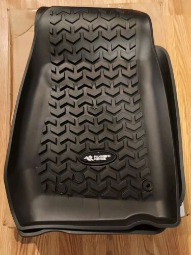 Rugged Ridge Floor Liner Front 12920.01 | Fits 2007-2018 Jeep Wrangler JK New - Picture 3 of 5