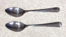 Lot of 2 Stainless Steel Serrated Edge Grapefruit Spoons - India