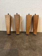 lot de 4 Ancien pieds lit sommier pied conique scandinave À Vis