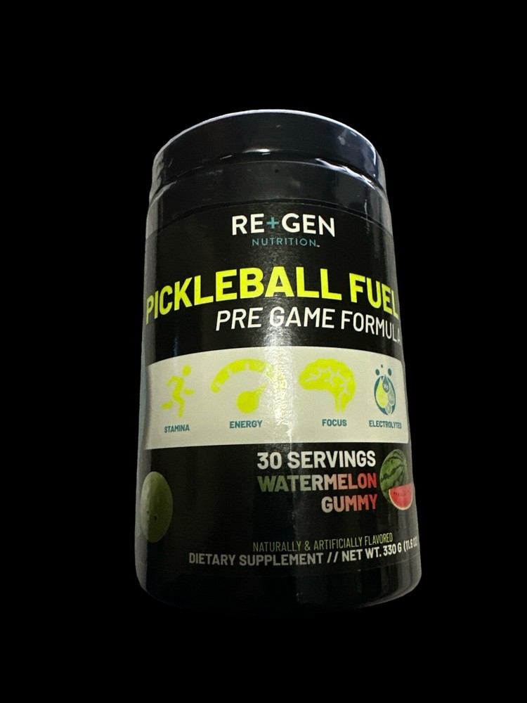 PickleBall Fuel Electrolyte Powder 30 Serving Watermelon Gummy Flavor EXP 11/25