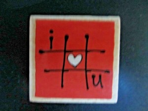 Download VAP SCRAP I Love You Wood Mounted Rubber Stamp Tic Tac Toe ...