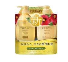 Tsubaki Volume & Repair Shampoo & Conditioner Pump Pair Set 450Ml + 450Ml