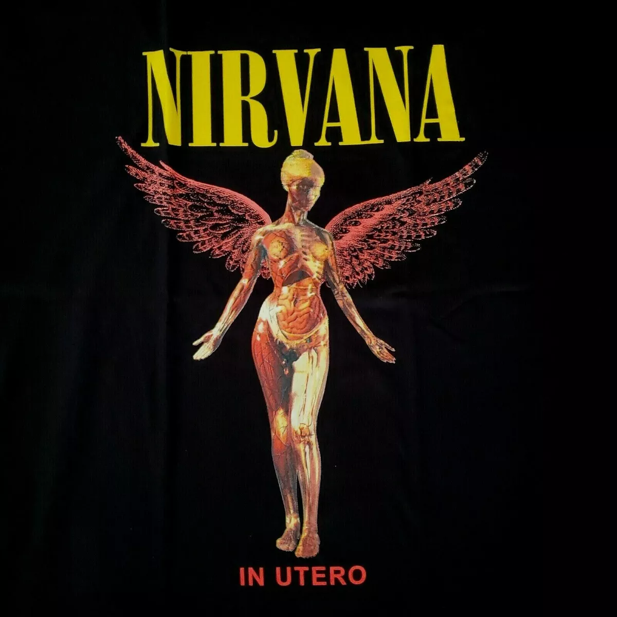 FREE SAME DAY SHIPPING New Classic NIRVANA IN UTERO Album Shirt LARGE | eBay