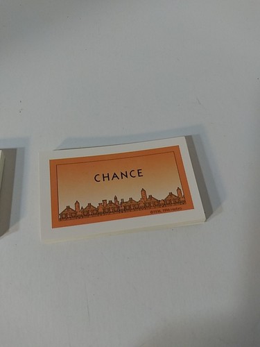 Monopoly Deluxe Edition 1998 Community Chest And Chance Replacement Cards 32x - Picture 3 of 3