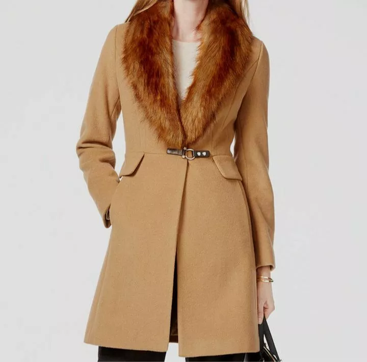 Ivanka trump fit top and flare coat