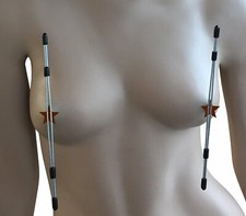 Bondage Metall Stahl Nippelspangen Nippelklammern Nippelklemmen BDSM