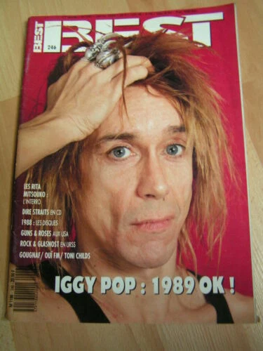 Magazines et revues musicales de collection iggy pop