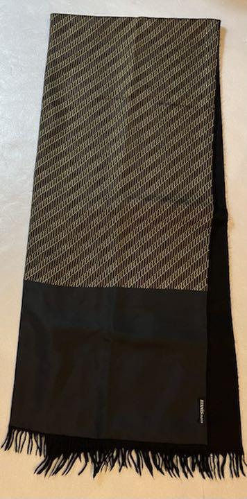 Hermes Rectangular Stole Muffler Silk Cashmere Wo… - image 3