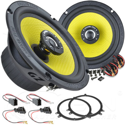GROUND ZERO LAUTSPRECHER für AUDI TT 8N 1998-2006 Front Vorn 2-Wege 130W #A4PS