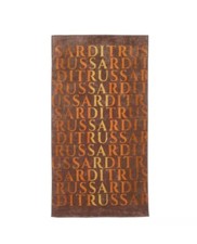 TRUSSARDI Heatmap brown Terry beach towel 95x180 cm/37.5  x59  T.O 