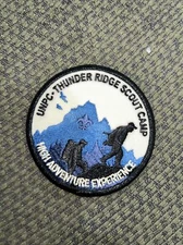 UNPC Thunder Ridge Scout Camp Boy Scout BSA  Patch High Adventure Experience