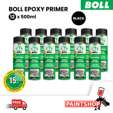 12 x Epoxy primer BOLL 0.5L black SPRAY anti-corrosion 500ml aerosol