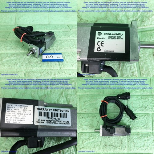 Allen-Bradley TLY-A130T-HK64AA, servomotor como foto, sn: 3783 promoción DHLtoUS. - Imagen 2 de 16