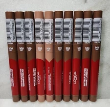 Lot Of 10-L'Oreal Paris Infallible Matte Lip Crayon #506 -Caramel Rebel..