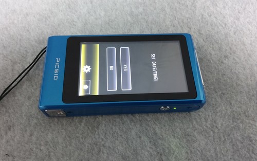 JVC Picsio GC-FM2 HD Memory High Definition Pocket Camcorder Blue W/Box tested - Picture 13 of 24