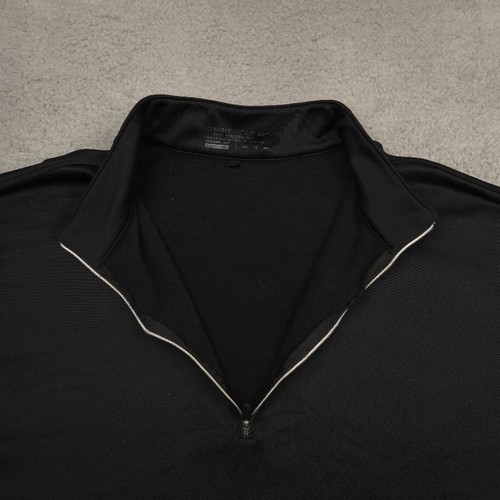 Nike Golf Therma Fit 1/4 Zip Pullover Sweatshirt Mens XXL Black Athletic Casual - Picture 3 of 11
