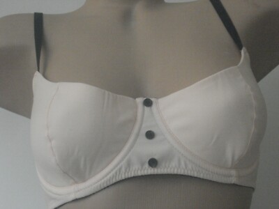 BH ohne Bügel Sale Ex High Street Peach Und Schwarz 36D