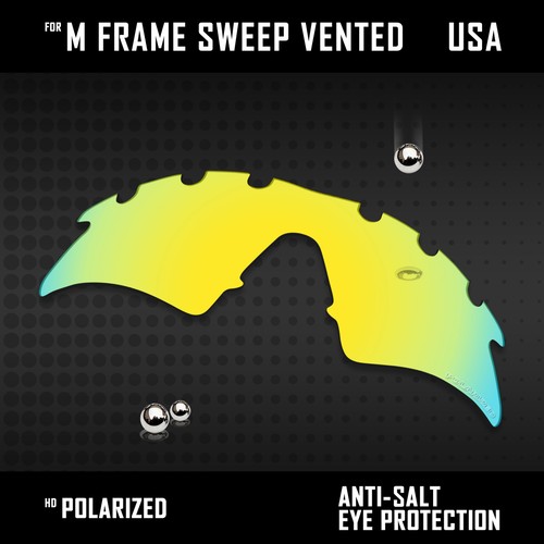 Anti Scratch Polarized Lot Replacement Lenses for-Oakley M Frame Sweep Vented - Picture 6 of 42