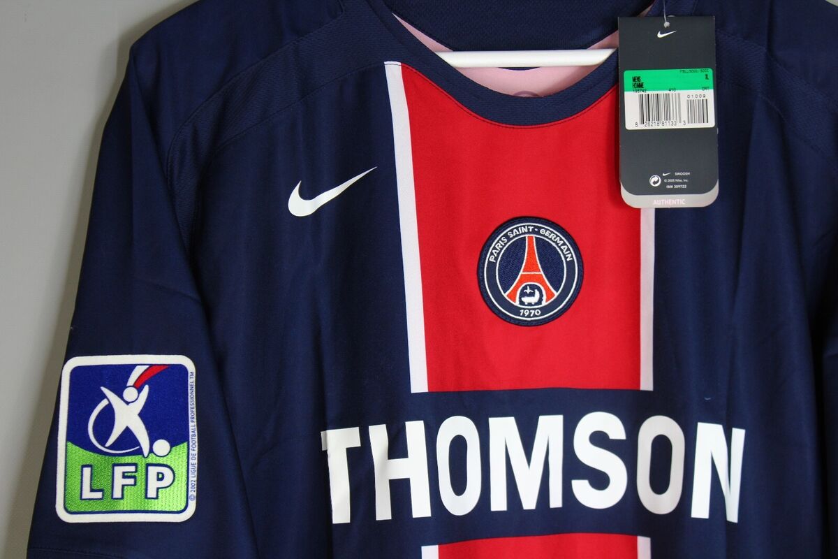 NWT PSG PARIIS SAINT GERMAIN 2005 2006 HOME FOOTBALL SHIRT NWT PSG PARIIS SAINT GERMAIN 2005 2006 HOME FOOTBALL SHIRT