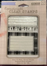 Hero Arts Basic Grey Clear Cling Stamps: Fun Labels CL533 Stamping Set