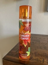 Bath & Body Works SWEET CINNAMON PUMPKIN Fine Fragrance Mist 8 fl oz/ 90% READ
