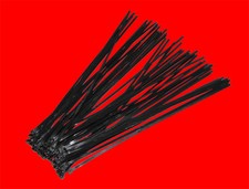 100 St. Profi Kabelbinder Schwarz L 3,6mm Breit x 300mm Lang UV Beständig V895
