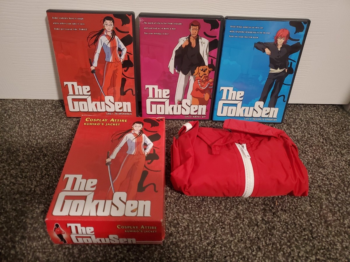 Anime Works, The Gokusen DVD 1-3 with Collectible Kumiko's Jacket