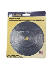 ProMag Adhesive Magnetic Tape .5"X25'