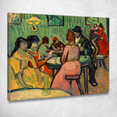 Das Bordell Le Lupanar Vincent van Gogh, vvg283 Leinwandbild