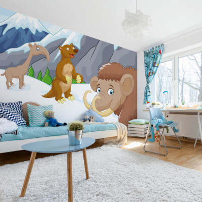 VLIES FOTOTAPETE Selbstklebend XXL Kindermärchenfaultier MAMUT 4801