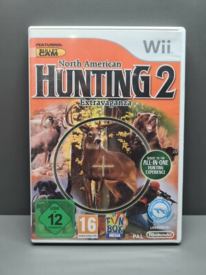 NORTH AMERICAN HUNTING 2 EXTRAVAGANZA - WII NINTENDO PAL NOE OVP CIB JAGT SPIEL