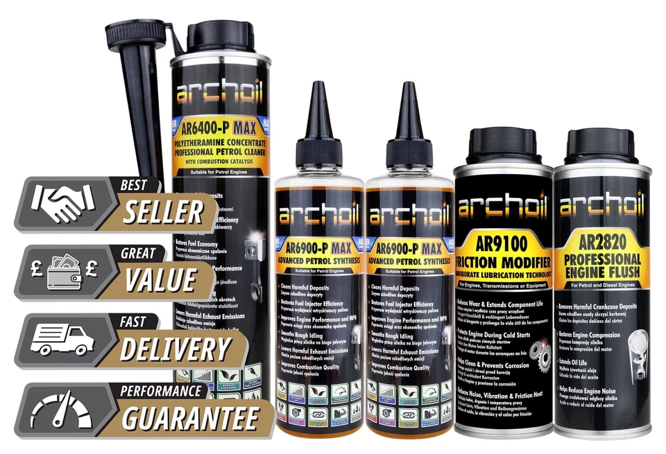 Archoil Professional Petrol Service Pack v2 - Petrol Additive Solution - Image 1 of 4