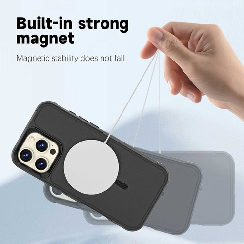 For iPhone 16 Pro Max 16e 15 14 Plus Shockproof Heavy Duty MagSafe Case Cover - 第 19/68 張圖片