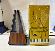 Vintage Wittner Metronome System Malzel Wooden Looking W W. Germany w/Box