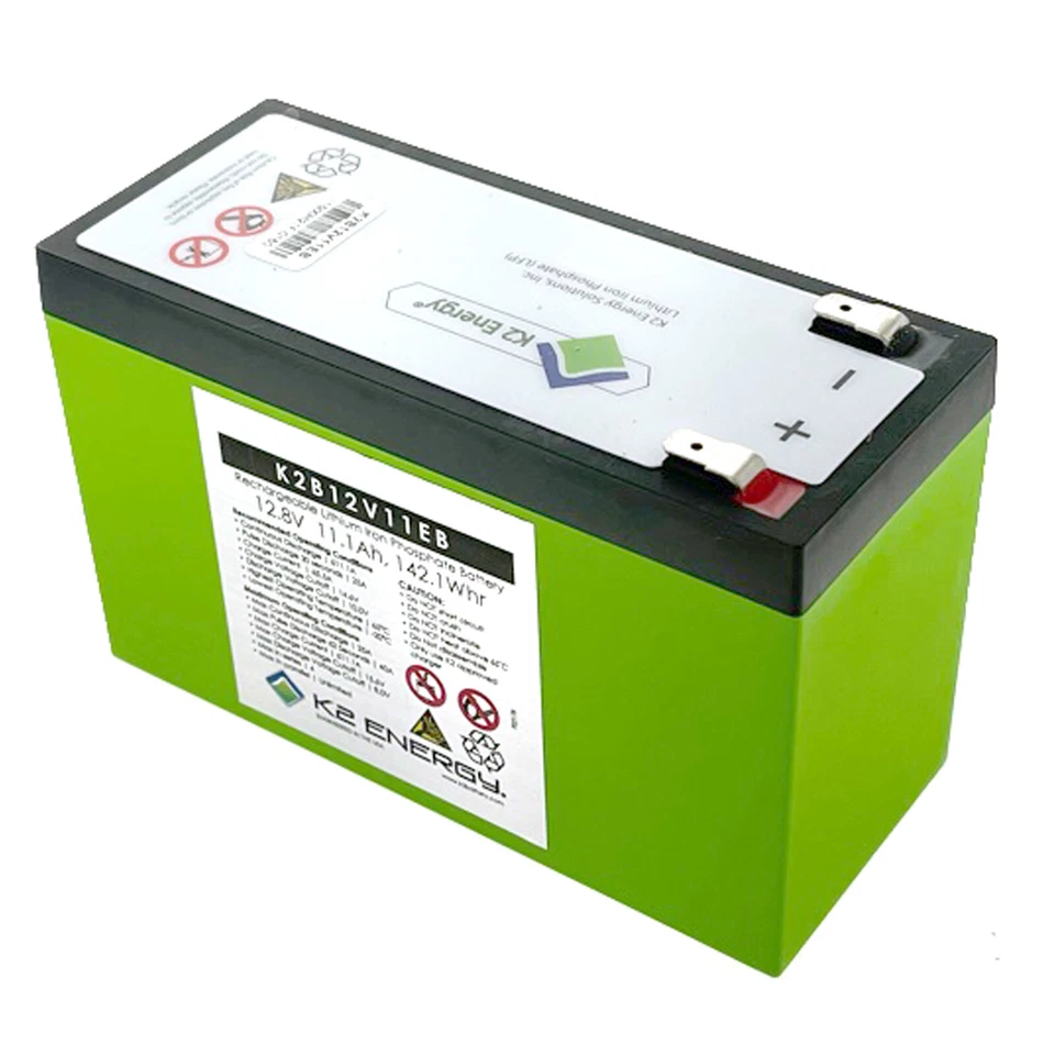 K2 Energy 12V 11Ah K2B12V11EB Lithium Iron Phosphate Battery with BMS - Image 2 of 4