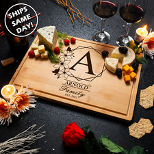 Custom Personalized Cutting Board Engraved Home Gift Closing Housewarming Gift