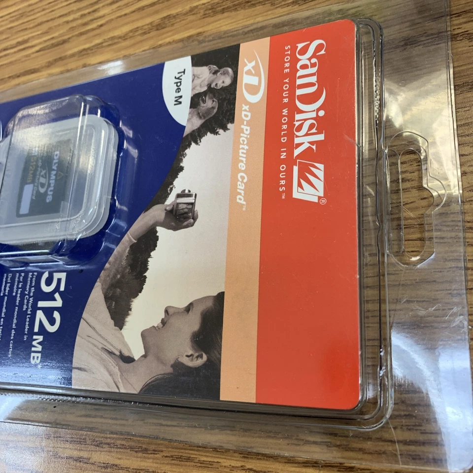 SanDisk XD Picture Card 512 MB Olympus Type M Brand New Free Shipping W13 Sealed - Image 4 of 4