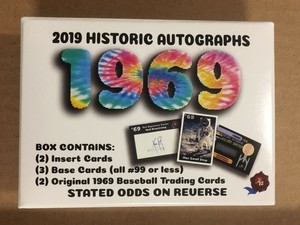 2019 Historic Autographs 1969 Box
