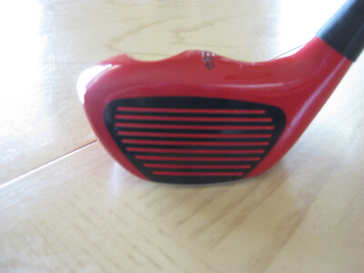 NEW KOOL CAT WOOD BROS.  PERSIMMON TT DYNALITE STEEL REGULAR  F-1 DRIVER RED