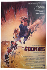 Jeff Cohen Signed The Goonies Chunk 27x40 Movie Poster ACOA