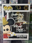 Funko Pop Disney Beanstalk  Mickey #800 Signed Bret Iwan Voice of Mickey JSA COA